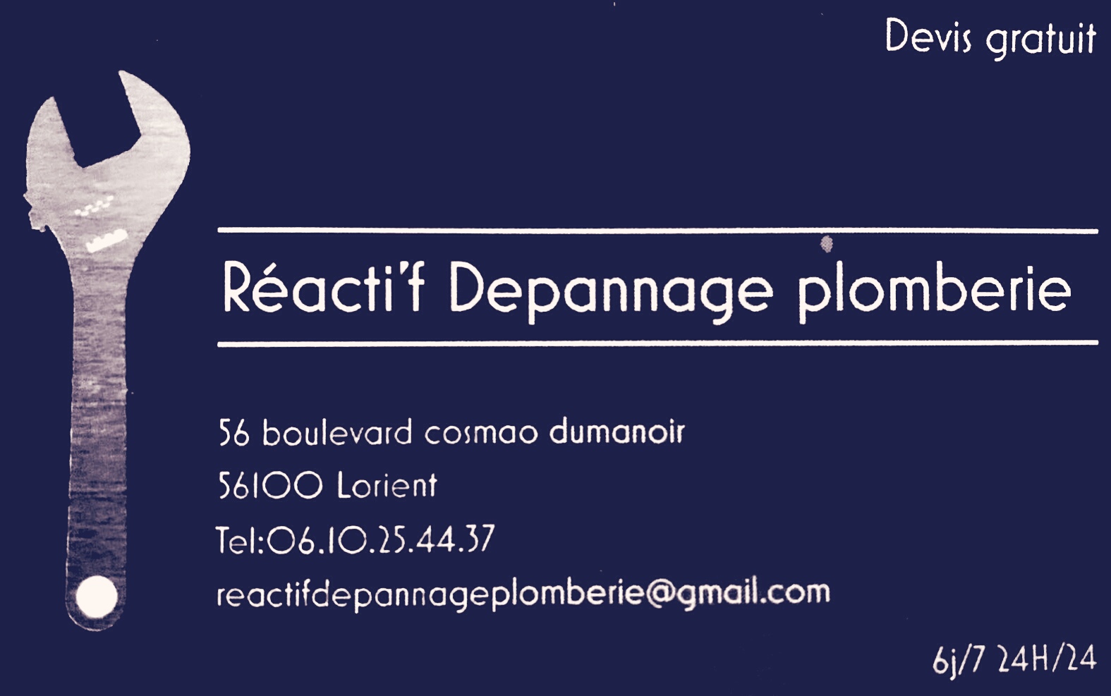 Logo de Réactif Dépannage Plomberie